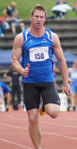 Jonathan Genck beim 100m- Lauf jDSC02086